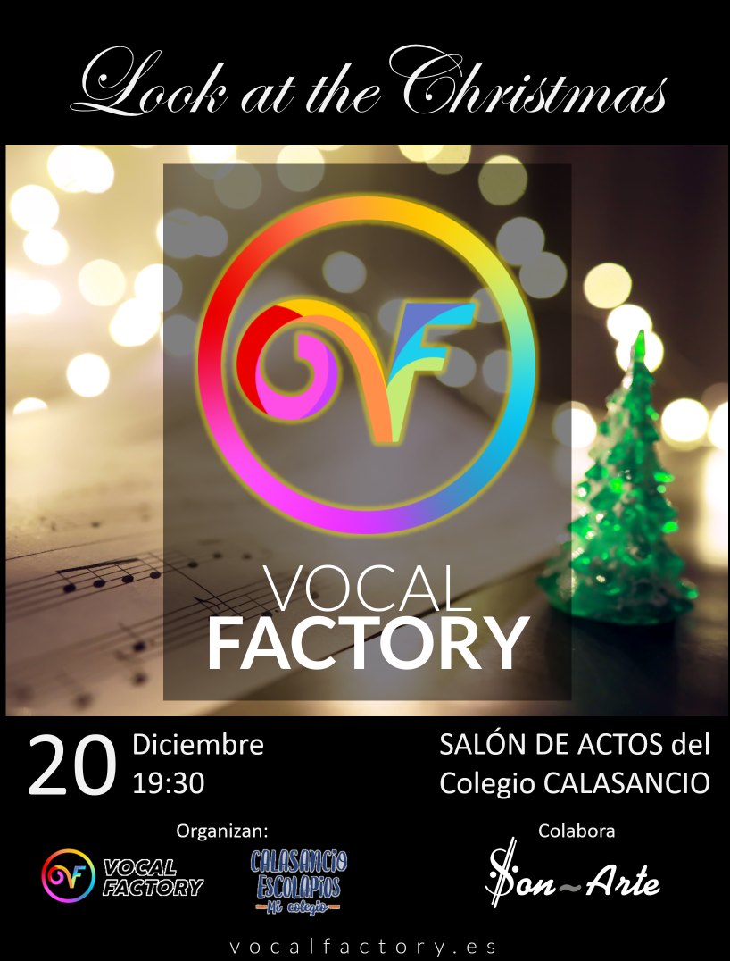 Look at the Christmas Vocal Factory coro joven moderno zaragpza boda